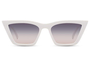 Heart-shaped sunglasses with pink lenses
